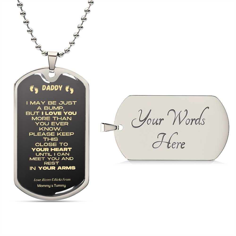 Daddy i may just online be a bump necklace