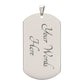 YOU ARE MY EVERYTHING MILITARY NECKLACE FOR HUSBAND, WIFE, SOULMATE, GIRLFRIEND, BOYFRIEND