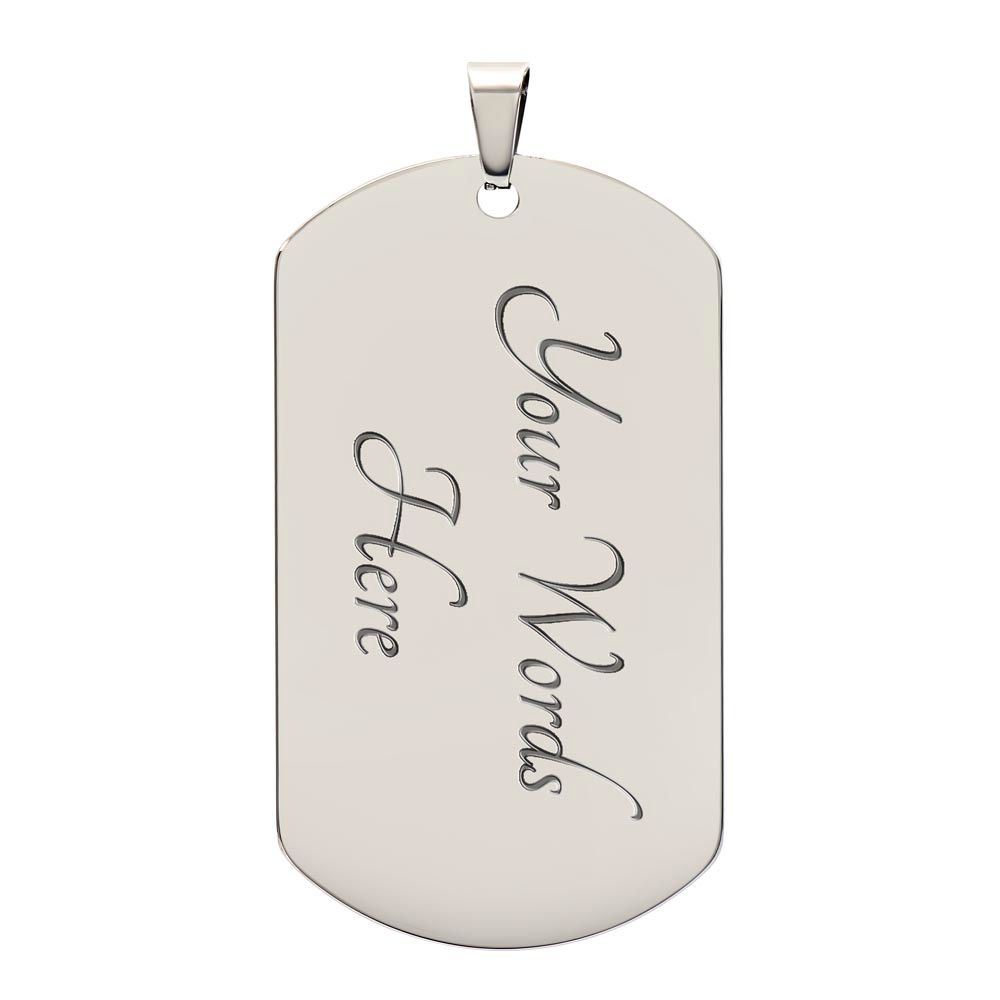 YOU ARE MY EVERYTHING MILITARY NECKLACE FOR HUSBAND, WIFE, SOULMATE, GIRLFRIEND, BOYFRIEND