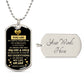 YOU ARE MY EVERYTHING MILITARY NECKLACE FOR HUSBAND, WIFE, SOULMATE, GIRLFRIEND, BOYFRIEND