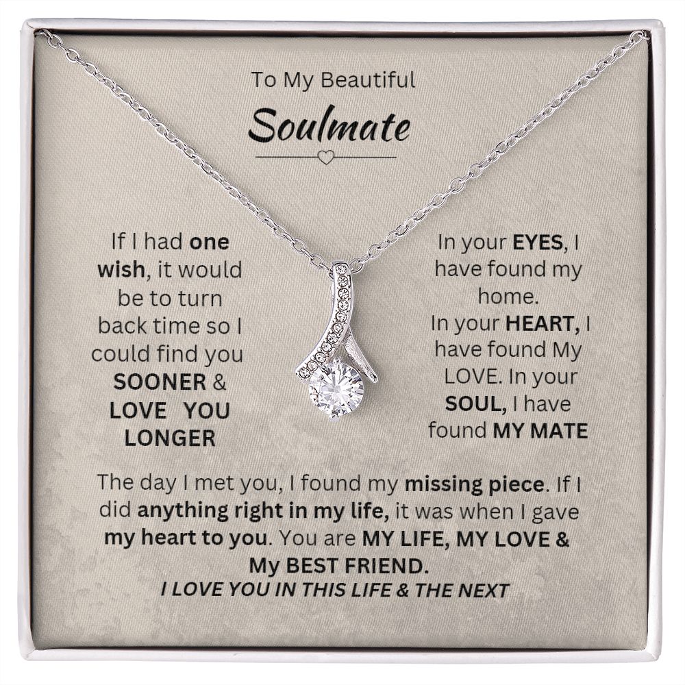 To My Beautiful Soulmate